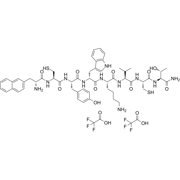 Angiopeptin TFA Structure